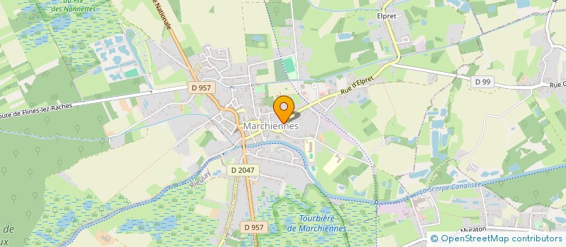 localisation de l'entreprise NEVEU ET BRESSANNUTTI à MARCHIENNES