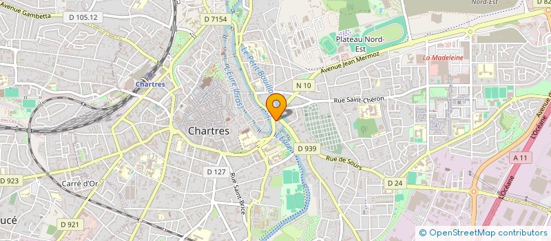 localisation de l'entreprise NEVEU MARTINE à CHARTRES
