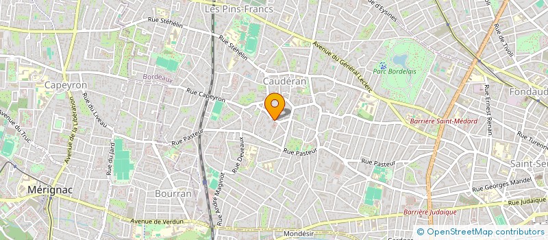 localisation de l'entreprise NEVEUX  BORDEAUX