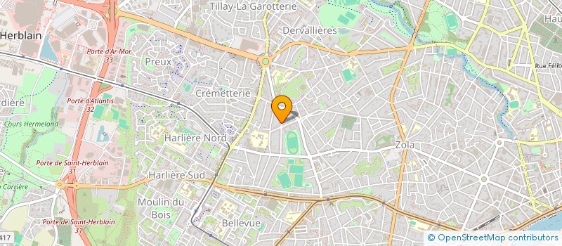 localisation de l'entreprise NEVEZ AMZER à NANTES