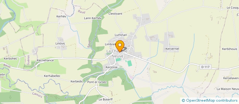 localisation de l'entreprise NEVEZ EN FETE  LA CHAPELLE-NEUVE