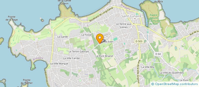 localisation de l'entreprise NEVEZADENN ITINERANCE  SAINT-LUNAIRE