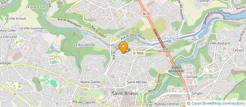 localisation de l'entreprise NEVEZADUR à SAINT-BRIEUC