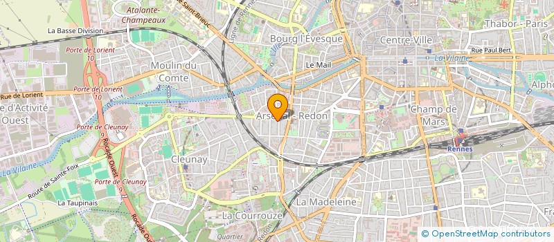 localisation de l'entreprise NEVEZADUS HOLDING  RENNES