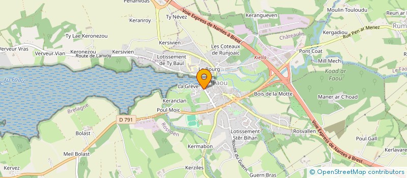 localisation de l'entreprise NEVEZENN à LE FAOU