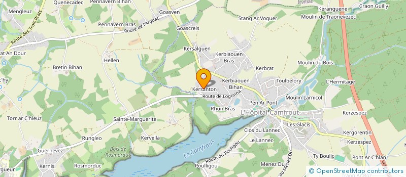 localisation de l'entreprise NEVEZIN à HOPITAL-CAMFROUT