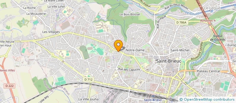 localisation de l'entreprise NEVEZYNE à SAINT-BRIEUC