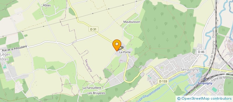 localisation de l'entreprise NEVHEUR  SERQUIGNY