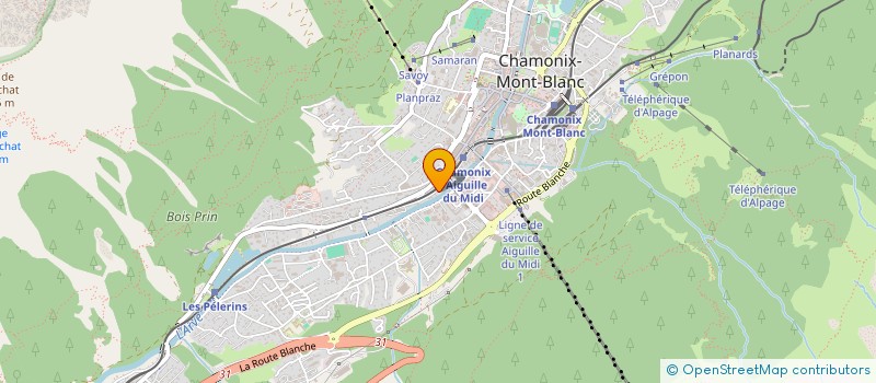 localisation de l'entreprise NEVILLE ASHIKAWA SDF  CHAMONIX-MONT-BLANC