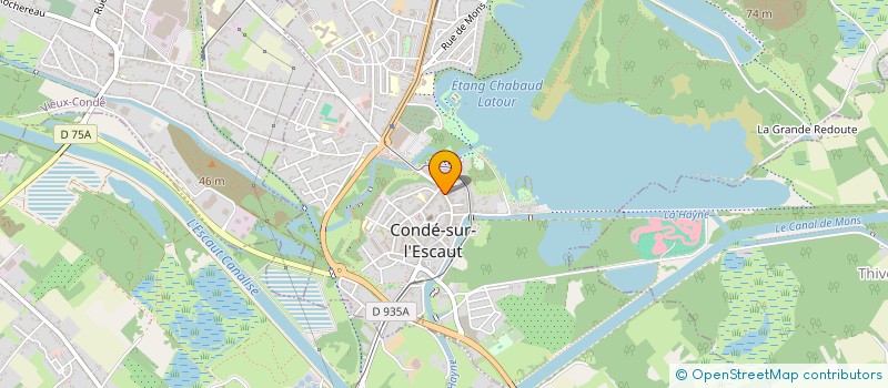 localisation de l'entreprise NEVIN  CONDE-SUR-L'ESCAUT