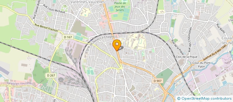 localisation de l'entreprise NEVINO à NEVERS