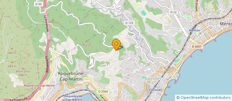 localisation de l'entreprise NEVIOLA à ROQUEBRUNE-CAP-MARTIN