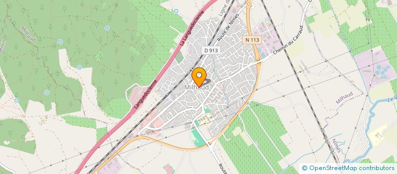 localisation de l'entreprise NEVIS EUROPE  MILHAUD