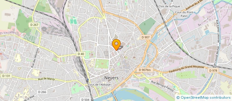 localisation de l'entreprise NEVKAP à NEVERS
