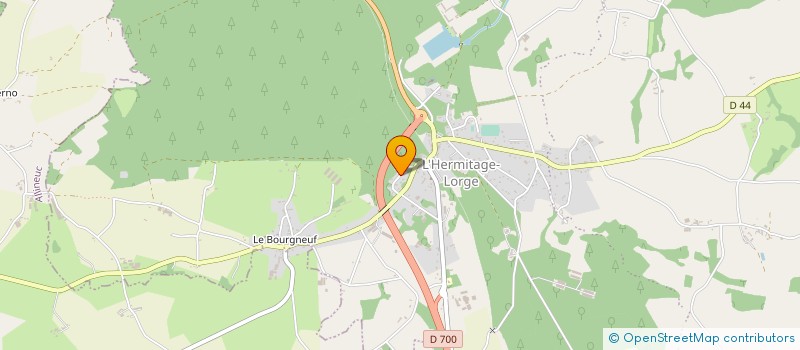 localisation de l'entreprise NEVO TRANSPORTS  PLOEUC-L'HERMITAGE