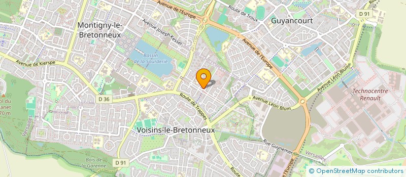 localisation de l'entreprise NEVOTIM  VOISINS-LE-BRETONNEUX