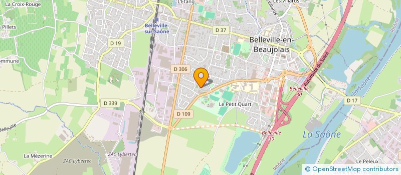 localisation de l'entreprise NEVS CONSTRUCTION  BELLEVILLE-EN-BEAUJOLAIS