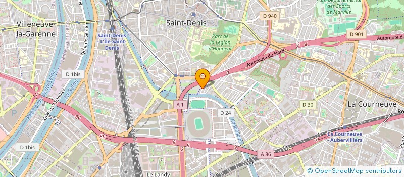 localisation de l'entreprise NEVY TRANSPORT  SAINT-DENIS