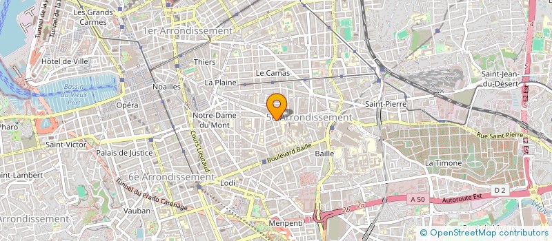 localisation de l'entreprise NEW 110 à MARSEILLE