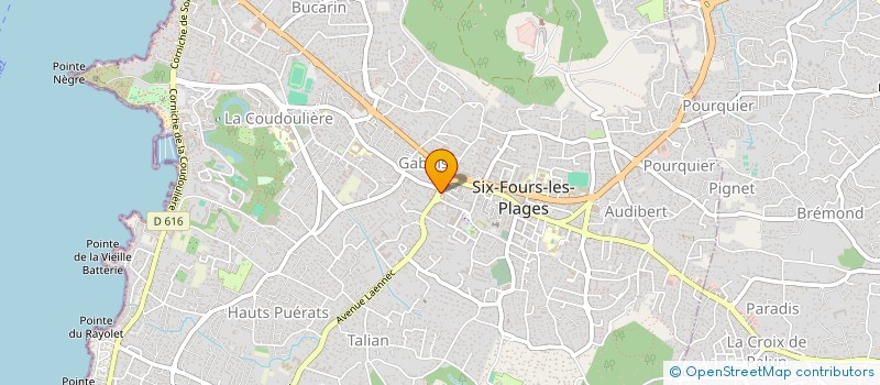 localisation de l'entreprise NEW ABC  SIX-FOURS-LES-PLAGES