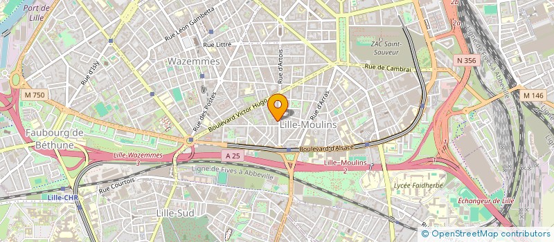 localisation de l'entreprise NEW ALIM à LILLE