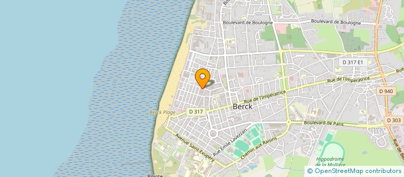 localisation de l'entreprise NEW AMIRAL STORE à BERCK