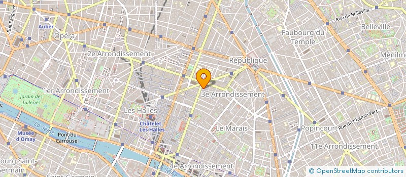 localisation de l'entreprise NEW ARC EN CIEL  PARIS