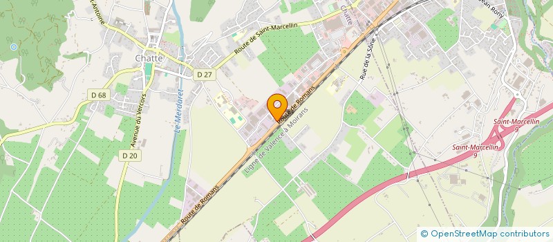 localisation de l'entreprise NEW ASIA  CHATTE