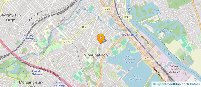 localisation de l'entreprise NEW ASIA à VIRY-CHATILLON