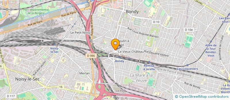 localisation de l'entreprise NEW ASIAN COIFFURE  BONDY