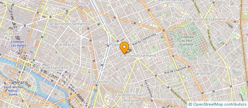 localisation de l'entreprise NEW ATTITUDE  PARIS