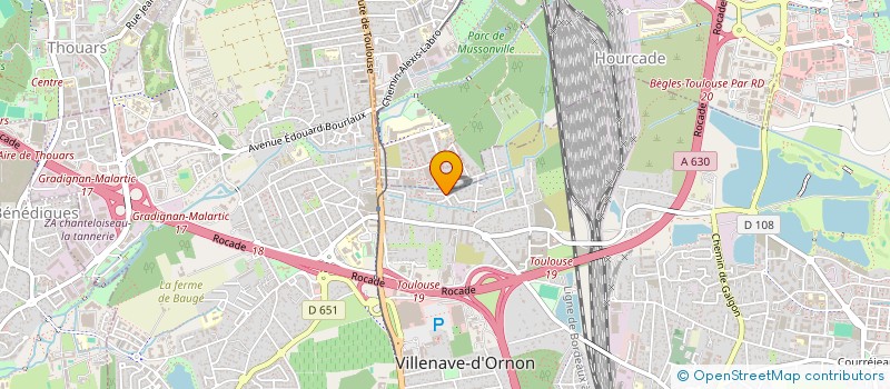 localisation de l'entreprise NEW AVENTURE  VILLENAVE-D'ORNON