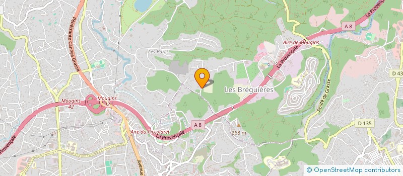 localisation de l'entreprise NEW AZUR GARDEN à MOUGINS