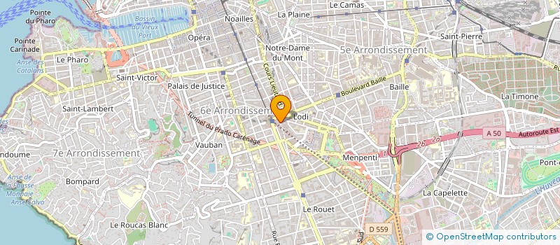 localisation de l'entreprise NEW B à MARSEILLE