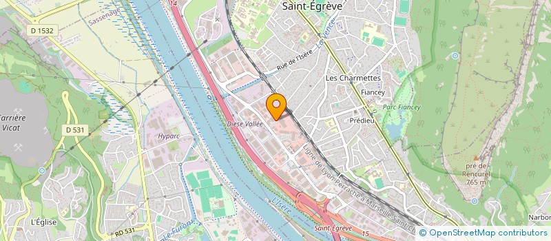 localisation de l'entreprise NEW BALL  SAINT-EGREVE