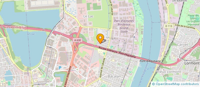 localisation de l'entreprise NEW BASKET ATTITUDE  BORDEAUX