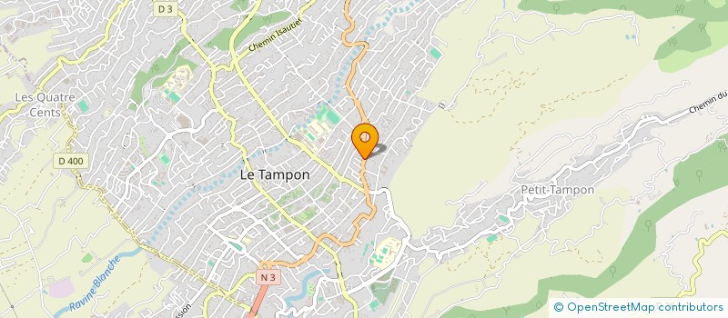 localisation de l'entreprise NEW BAT à LE TAMPON