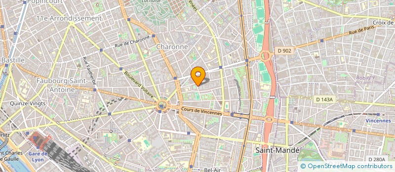 localisation de l'entreprise NEW BAT  PARIS