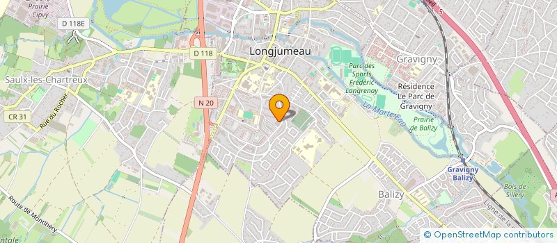localisation de l'entreprise NEW BAT 91 à LONGJUMEAU