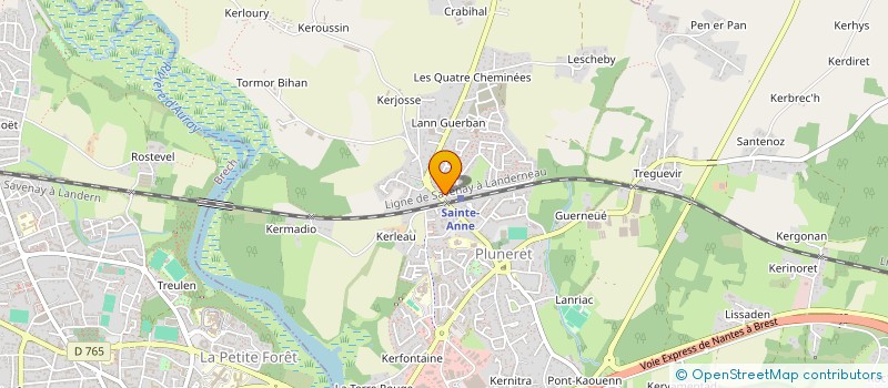 localisation de l'entreprise NEW BAT  PLUNERET