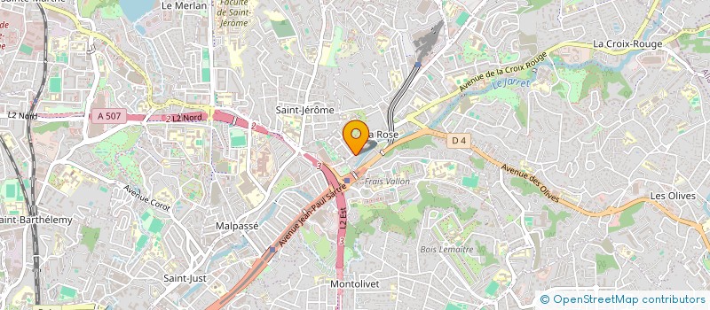 localisation de l'entreprise NEW BAT  MARSEILLE