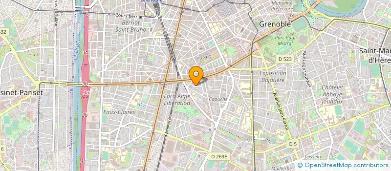 localisation de l'entreprise NEW-BATIMENT 38 à GRENOBLE