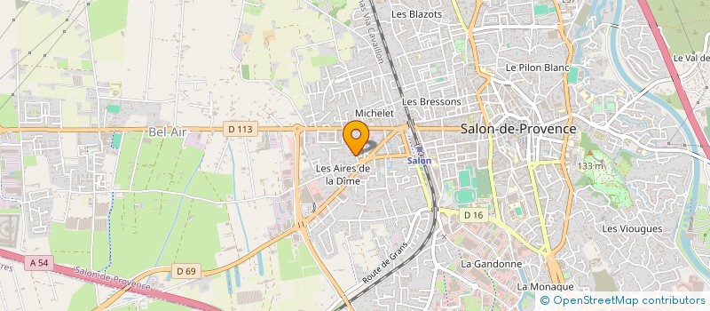 localisation de l'entreprise NEW BAUDET  SALON-DE-PROVENCE