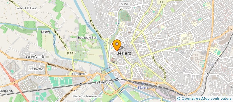 localisation de l'entreprise NEW BC ALIMENTAIRE à BEZIERS