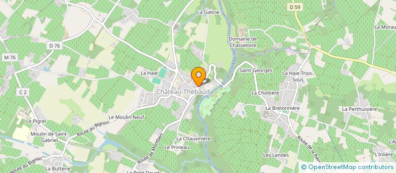 localisation de l'entreprise NEW BEGINNING à CHATEAU-THEBAUD