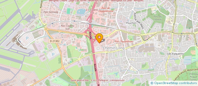 localisation de l'entreprise NEW BIKE à MERIGNAC