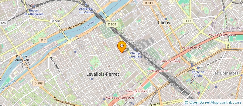localisation de l'entreprise NEW BODY à LEVALLOIS-PERRET