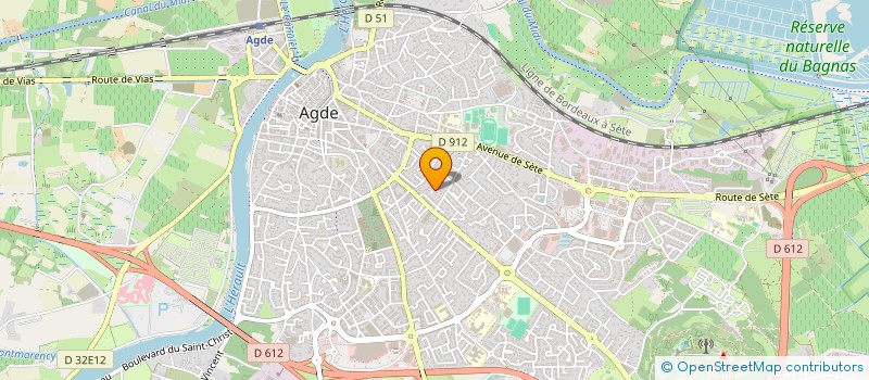 localisation de l'entreprise NEW BODY à AGDE