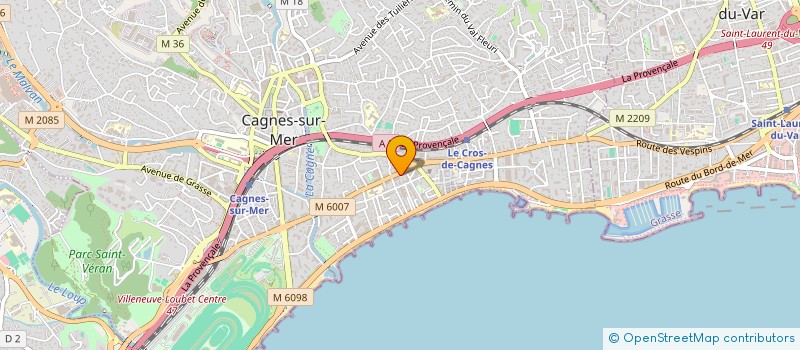 localisation de l'entreprise NEW BODY NEW MIND à CAGNES-SUR-MER