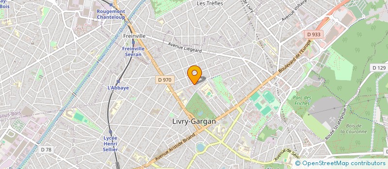 localisation de l'entreprise NEW BTP à LIVRY-GARGAN